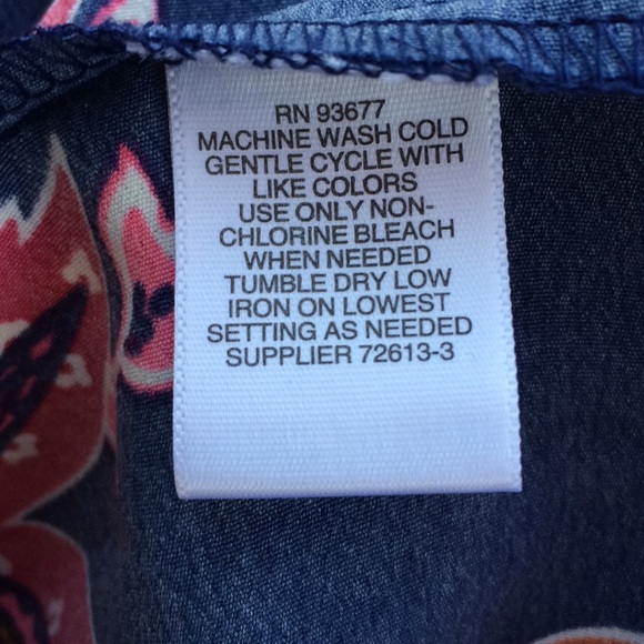 Liz Claiborne Petite Dress Paisley Leaf - Picture 4 of 8